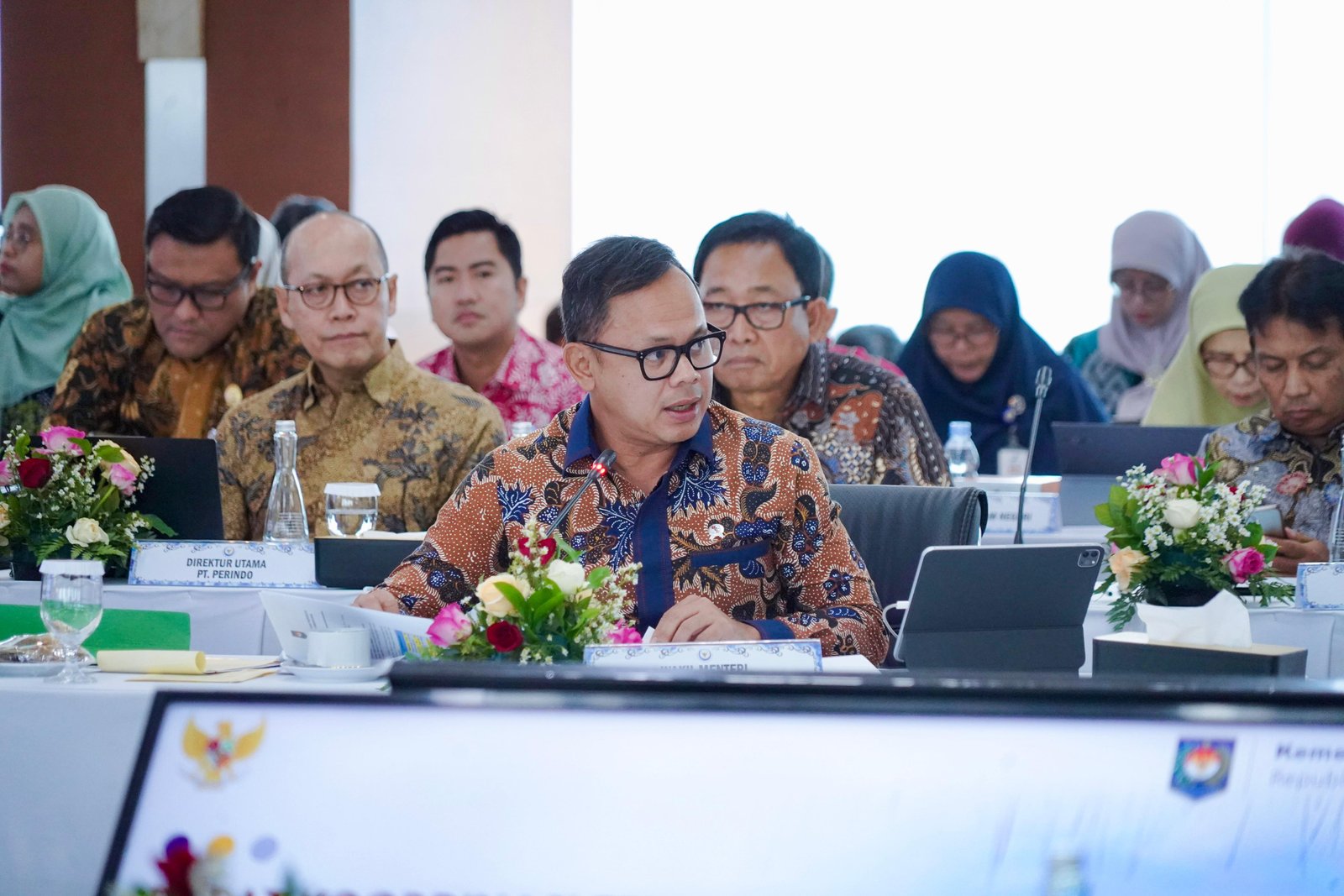 Rapat Koordinasi Terbatas Tingkat Menteri yang dipimpin oleh Menko Pangan