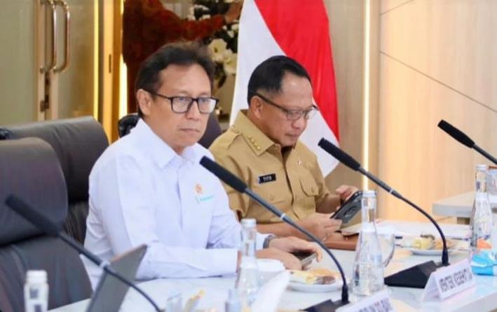 Rapat Pembahasan Penanggulangan Bencana Letusan Gunung Lewotobi, Nusa Tenggara Timur