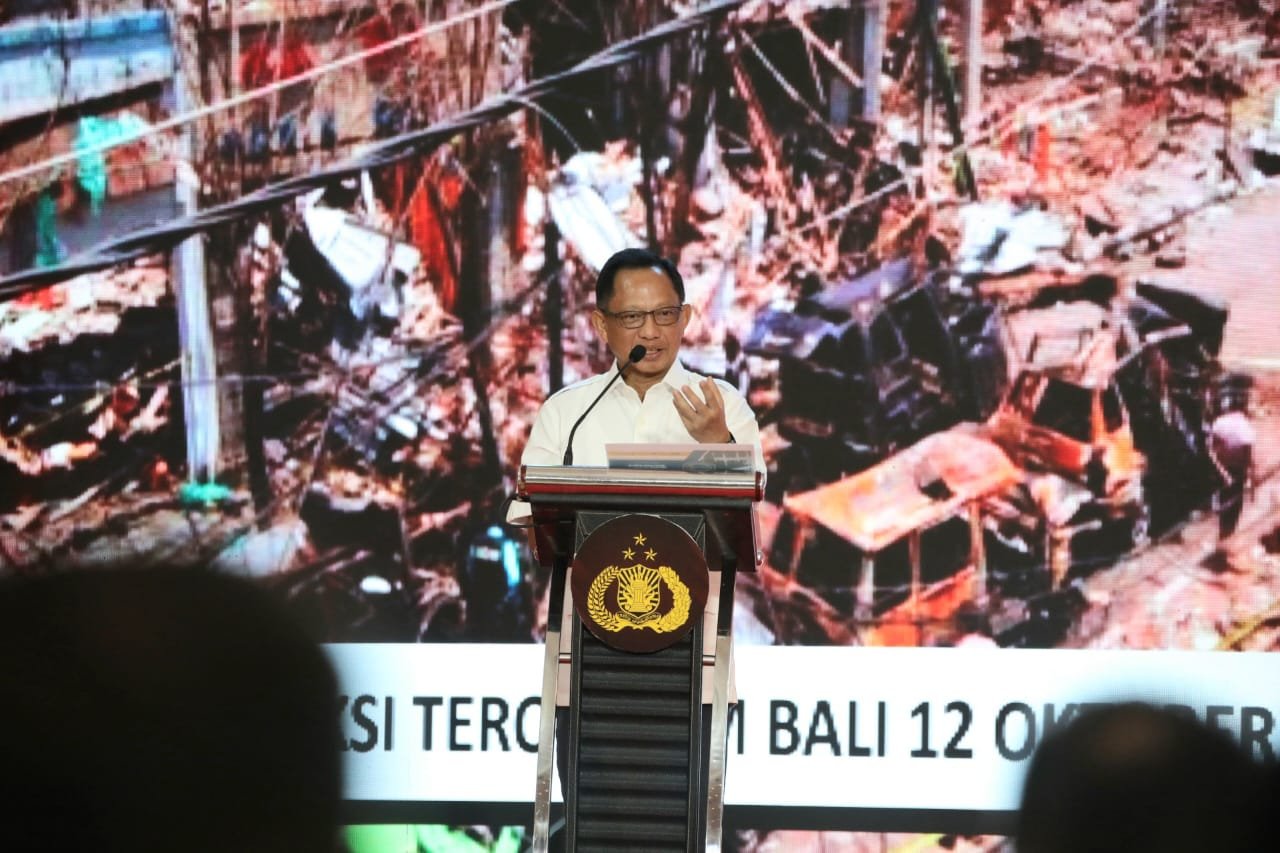 Kegiatan Menteri Dalam Negeri Menjadi Narasumber Pada Acara Rakernis Densus 88 AT Tahun 2025 Dengan Tema “ Peran Densus 88 yang Presisi Dalam Memelihara Kamtibmas Guna Mendukung Asta Cita Menuju Indonesia Emas 2045”