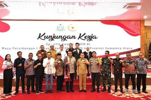 Kunjungan Kerja Spesifik Komisi II DPR RI Masa Persidangan I Tahun Sidang 2024-2025 ke Provinsi Sumatera Utara