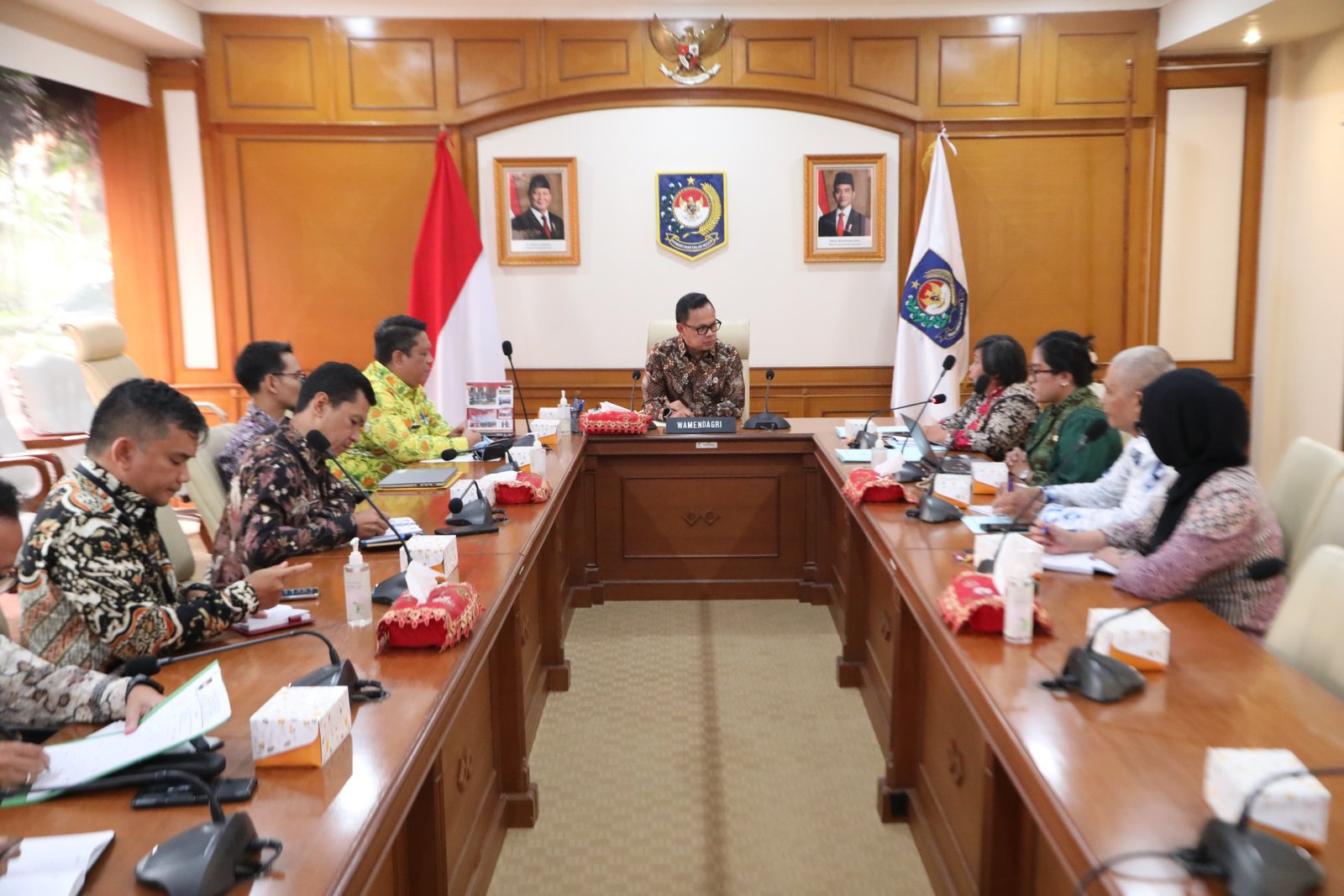 Menerima Permohonan Audiensi Permintaan dan Informasi Data Ormas di Indonesia Dalam Rangka Penilaian HAM