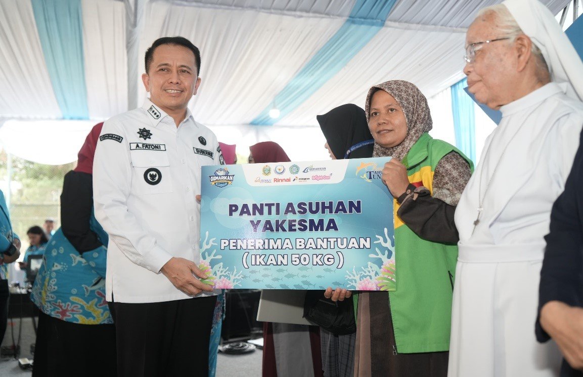 Gerakan Serentak Memasyarakatkan Makan Ikan dan Safari Gemarikan Provsu Mendukung Hari Ikan Nasional Tahun 2024 yang diselenggarakan oleh Dinas Kelautan dan Perikanan Provinsi Sumatera Utara