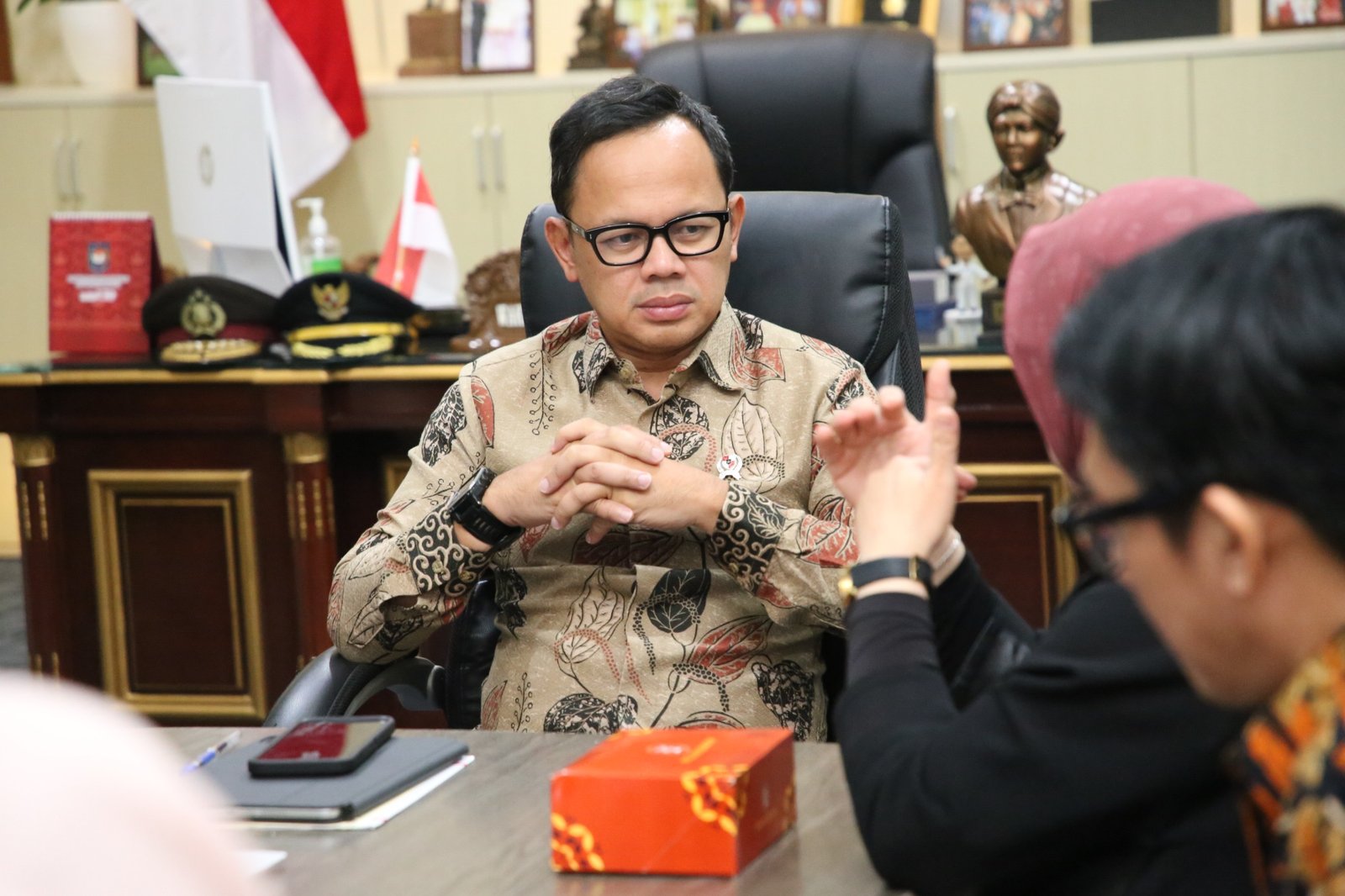 Menerima Audiensi CNN Indonesia