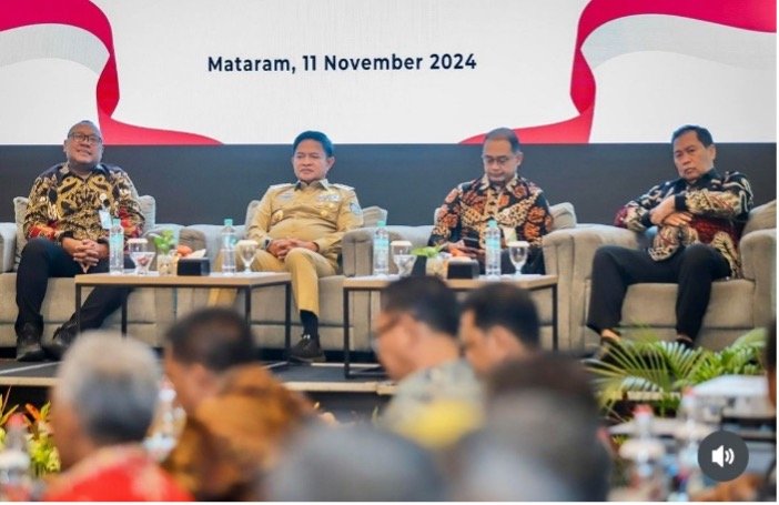 Menghadiri dan Membuka Acara Monitoring dan Evaluasi Pelaksanaan Instruksi Presiden No.2 Th. 2021 dan Instruksi Presiden No. 4 TH, 2022