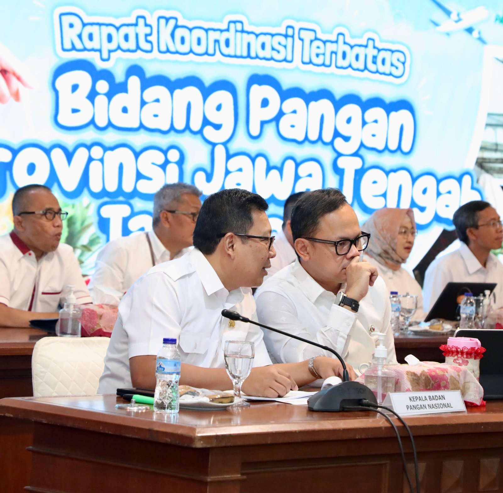 Mengikuti Rapat Koordinasi Bidang Pangan Dalam Rangka Sinkronisasi, Koordinasi, Dan Pengendalian Program Swasembada  Pangan Nasional Provinsi Jawa Tengah