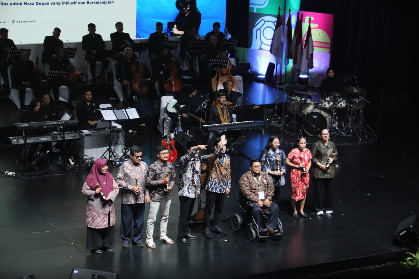Menghadiri Acara Peringatan Hari Disabilitas Nasional Tahun 2024 di Taman Ismail Marzuki