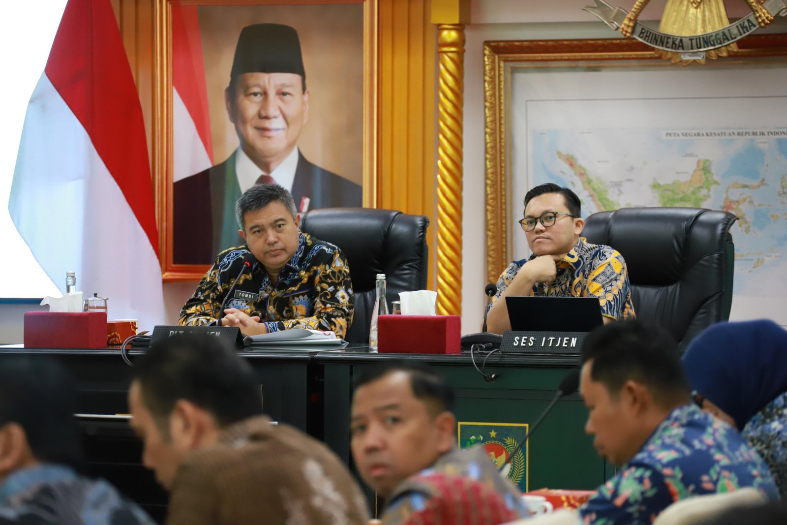 Menghadiri Rapat Koordinasi Internal Guna Mengakselerasi  Penyelesaian Tindak Lanjut LHP BPK-RI Tahun 2023 dan  Tahun-Tahun Sebelumnya