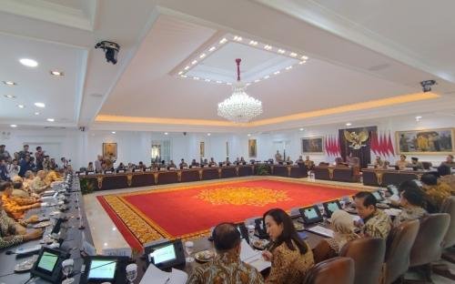 Menghadiri Rapat Pembahasan Proses Transisi Kementerian Negara Kabinet Merah Putih Periode 2024-2029